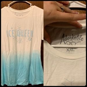 Adorkable Apparel ICE QUEEN shirt XXL